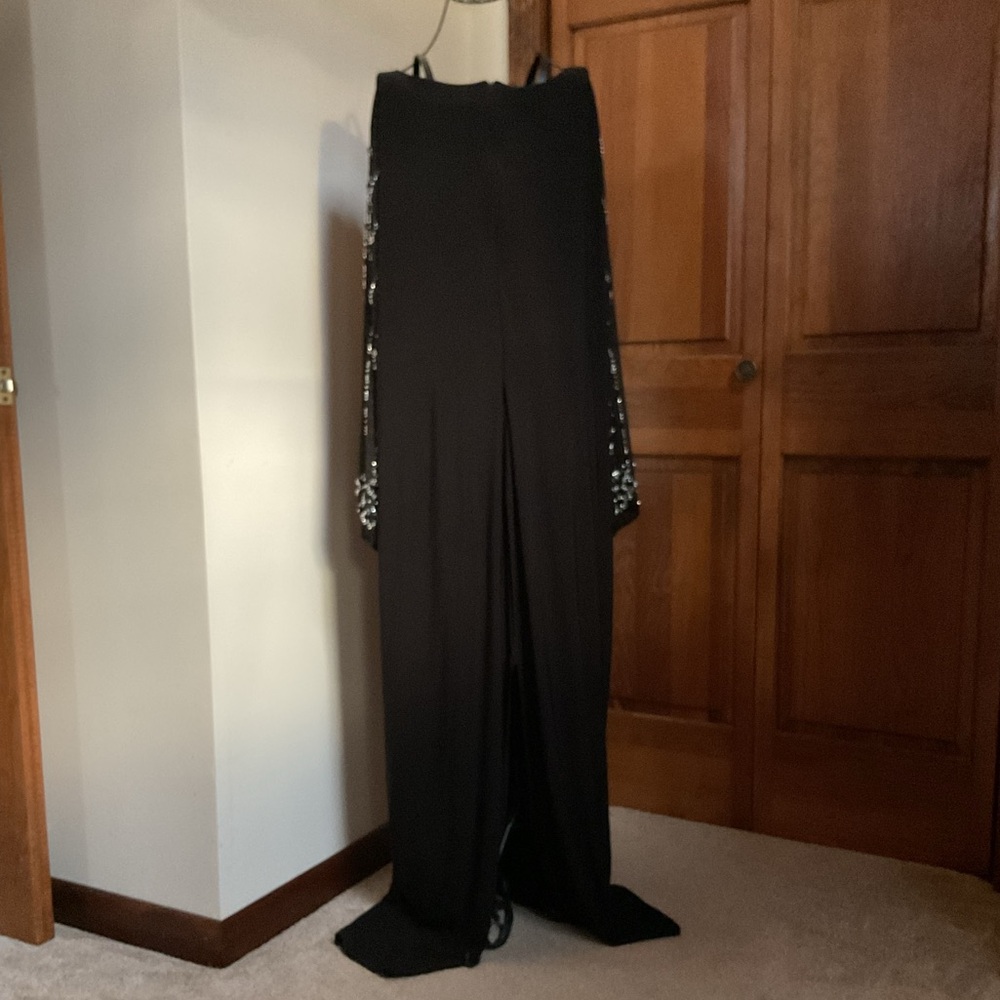 Marina Beaded Long Sleeve Maxi with Beaded Sleeves - Picture 5 of 7
